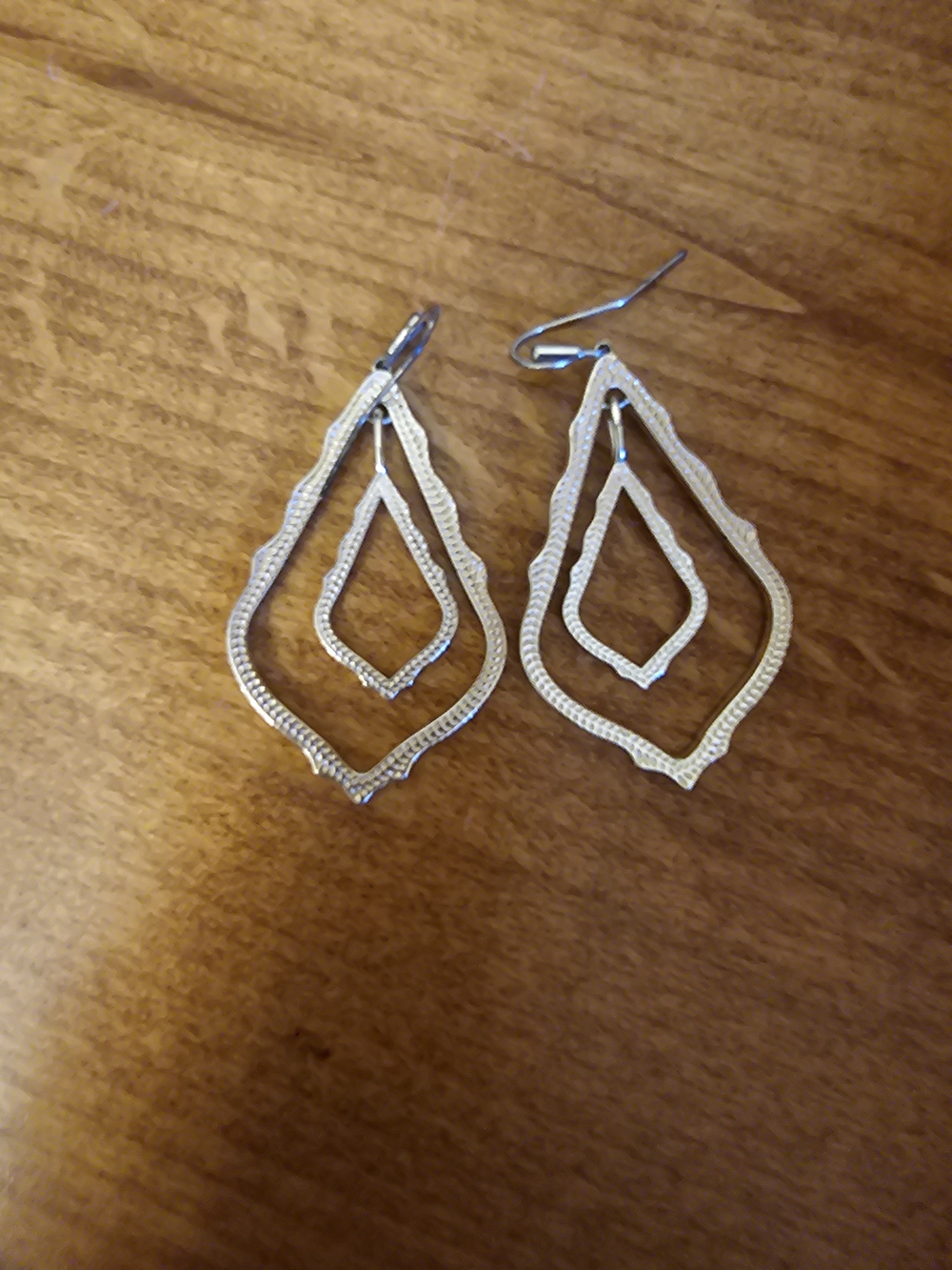 Gold Kendra Scott Double Teardrop Dangle Earrings - Women Jewelry